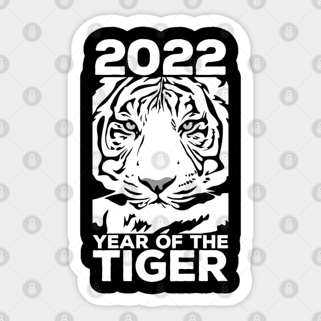 2022 Chinese Year Of The Tiger Sticker by LittleBoxOfLyrics